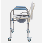 Αναπηρικό Αμαξίδιο Ενισχυμένο 120Kg. Κάθισμα Καρέκλα Τουαλέτας Τροχήλατο Πτυσσόμενο & για μπάνιο Αναπηρικό Αμαξίδιο Ενισχυμένο 120Kg. Κάθισμα Καρέκλα Τουαλέτας Τροχήλατο Πτυσσόμενο & για μπάνιο